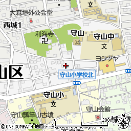 〒463-0016 愛知県名古屋市守山区大屋敷の地図