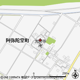 滋賀県東近江市阿弥陀堂町458周辺の地図