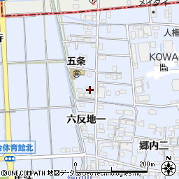 愛知県あま市西今宿六反地四7-1周辺の地図