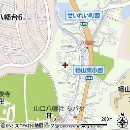 愛知県瀬戸市八幡町75周辺の地図