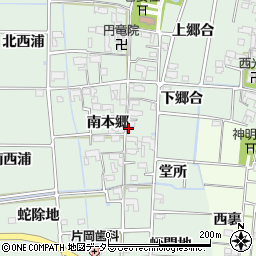 愛知県あま市蜂須賀南本郷869周辺の地図