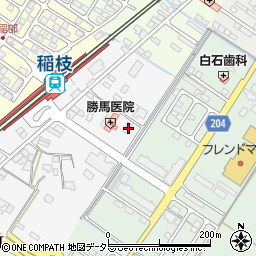 滋賀県彦根市稲枝町21-1周辺の地図