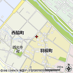 愛知県瀬戸市羽根町73周辺の地図