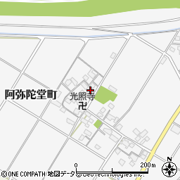 滋賀県東近江市阿弥陀堂町461-1周辺の地図