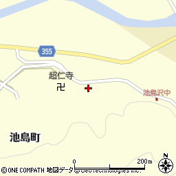 愛知県豊田市池島町畑平周辺の地図