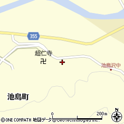 愛知県豊田市池島町（畑平）周辺の地図