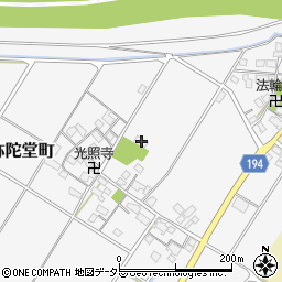 滋賀県東近江市阿弥陀堂町307周辺の地図