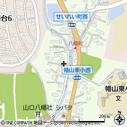 愛知県瀬戸市八幡町91周辺の地図