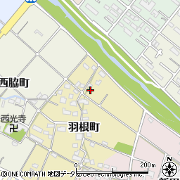 愛知県瀬戸市羽根町18周辺の地図