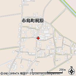 兵庫県丹波市市島町梶原875周辺の地図