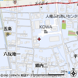 愛知県あま市西今宿六反地五80-2周辺の地図