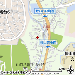 愛知県瀬戸市八幡町89周辺の地図