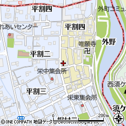 愛知県あま市栄東郷内69周辺の地図