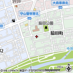 晃菱周辺の地図