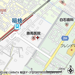 滋賀県彦根市稲枝町21周辺の地図