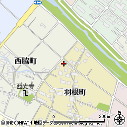 愛知県瀬戸市羽根町70周辺の地図