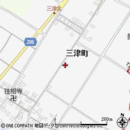滋賀県彦根市三津町970周辺の地図