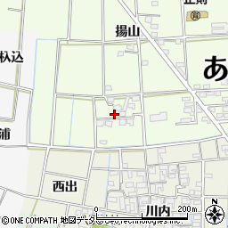 愛知県あま市二ツ寺揚山175-4周辺の地図