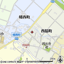 愛知県瀬戸市西脇町123周辺の地図