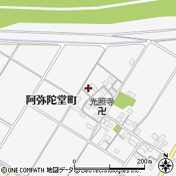滋賀県東近江市阿弥陀堂町457周辺の地図