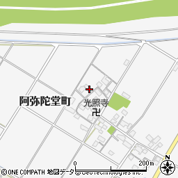 滋賀県東近江市阿弥陀堂町463周辺の地図