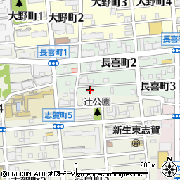 愛知県名古屋市北区長喜町2丁目2周辺の地図
