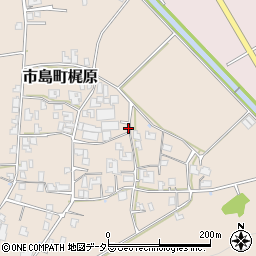 兵庫県丹波市市島町梶原852周辺の地図