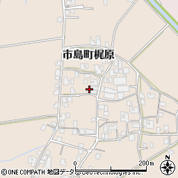 兵庫県丹波市市島町梶原879周辺の地図