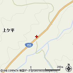 愛知県豊田市黒田町上ケ平周辺の地図