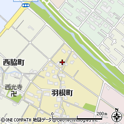 愛知県瀬戸市羽根町9周辺の地図
