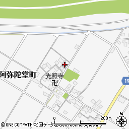 滋賀県東近江市阿弥陀堂町473周辺の地図