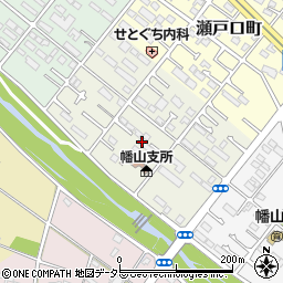 愛知県瀬戸市幡山町周辺の地図