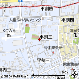 愛知県あま市西今宿平割二周辺の地図