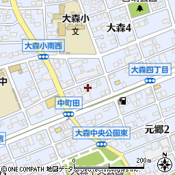 愛知県名古屋市守山区大森4丁目105周辺の地図