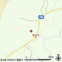 愛知県豊田市東萩平町（中平）周辺の地図