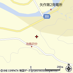 愛知県豊田市池島町難座周辺の地図