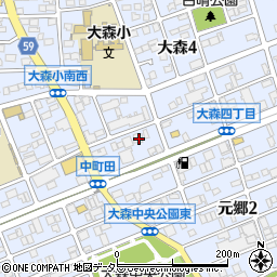 愛知県名古屋市守山区大森4丁目106周辺の地図