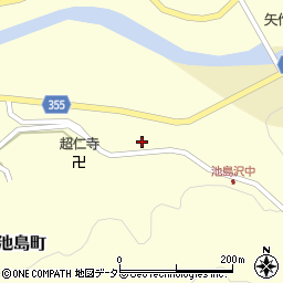 愛知県豊田市池島町薮下周辺の地図