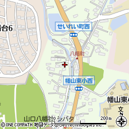 愛知県瀬戸市八幡町104周辺の地図