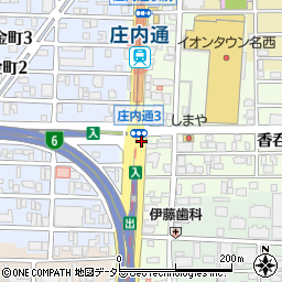 愛知県名古屋市西区庄内通周辺の地図