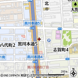すき家黒川北店周辺の地図