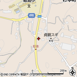 愛知県豊田市杉本町仏田周辺の地図