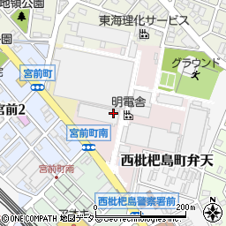 愛知県清須市西枇杷島町一反五畝割周辺の地図
