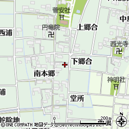 愛知県あま市蜂須賀南本郷875周辺の地図