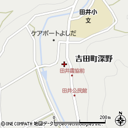 田井美容室周辺の地図