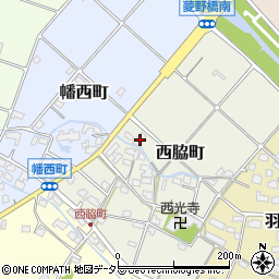 愛知県瀬戸市西脇町77周辺の地図