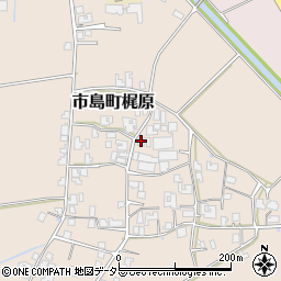 兵庫県丹波市市島町梶原874周辺の地図