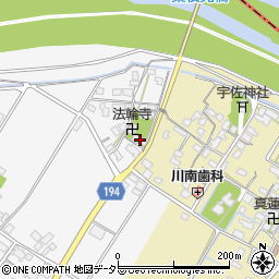 滋賀県東近江市阿弥陀堂町240周辺の地図