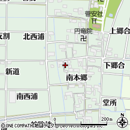 愛知県あま市蜂須賀南本郷889周辺の地図