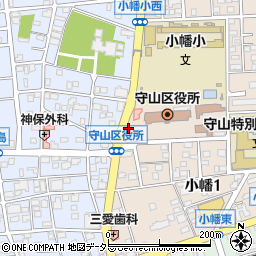 三菱ＵＦＪ銀行守山区役所 ＡＴＭ周辺の地図